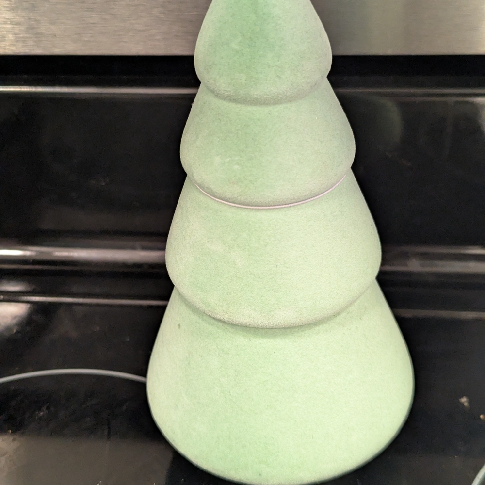 Green Ceramic Tree Accent